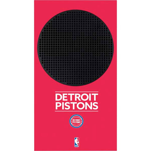 NBA Detroit Pistons Standard - Red Xbox Series S Skins
