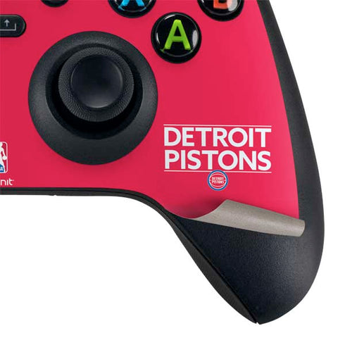 NBA Detroit Pistons Standard - Red Xbox Series X Controller Skin
