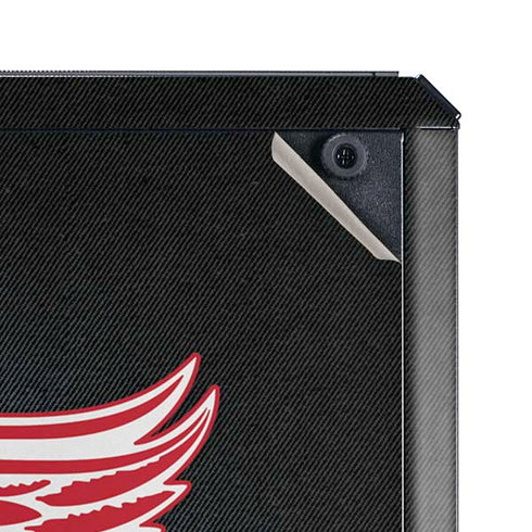 NHL Detroit Red Wings Black Background Cooler Master MasterBox Q300L Mini Tower Skin