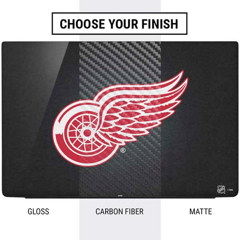 NHL Detroit Red Wings Black Background Dell Vostro Skin