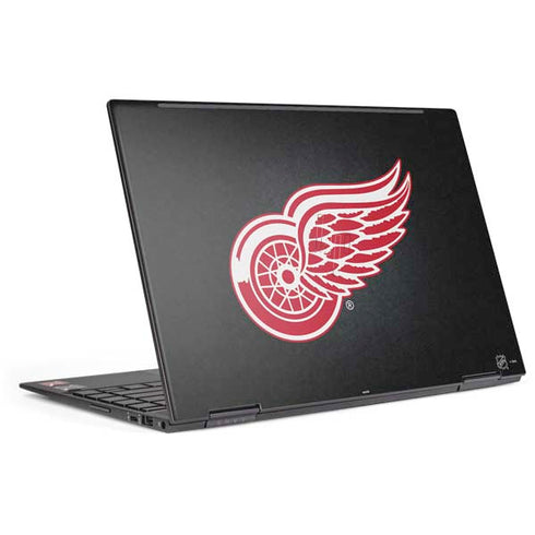 NHL Detroit Red Wings Black Background HP Envy Skin