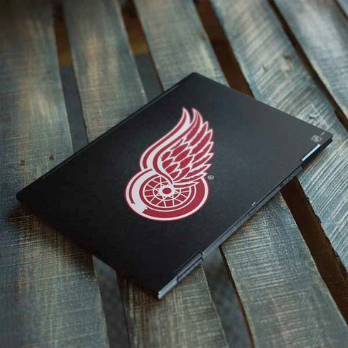 NHL Detroit Red Wings Black Background HP Envy Skin
