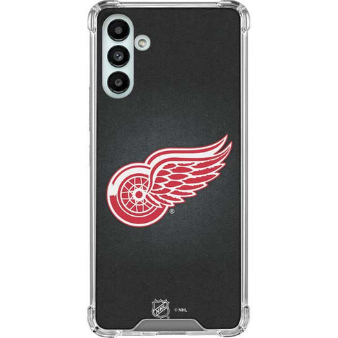 NHL Detroit Red Wings Black Background Galaxy A13 5G Clear Case