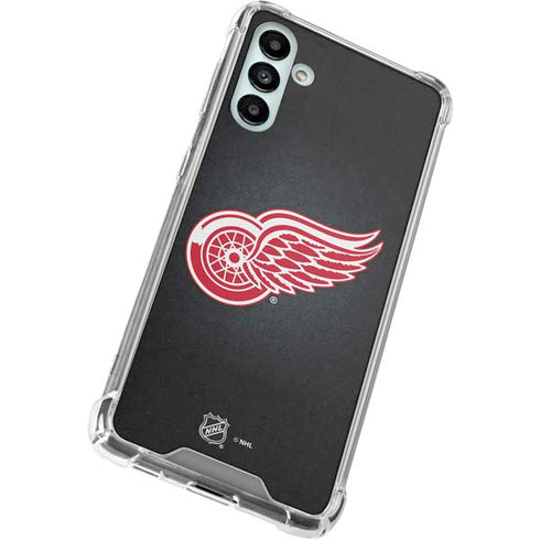 NHL Detroit Red Wings Black Background Galaxy A13 5G Clear Case
