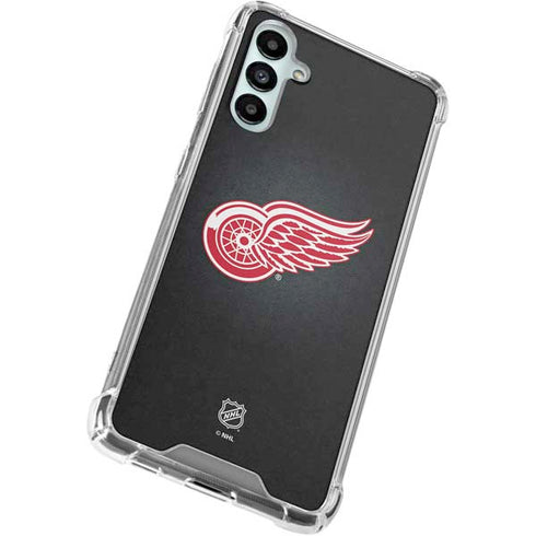 NHL Detroit Red Wings Black Background Galaxy A15 5G Clear Case