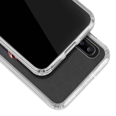 NHL Detroit Red Wings Black Background Galaxy A30 Clear Case