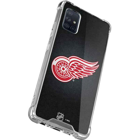 NHL Detroit Red Wings Black Background Galaxy A51 5G Clear Case
