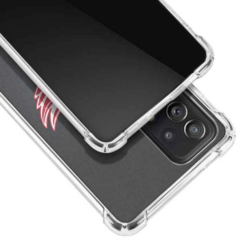 NHL Detroit Red Wings Black Background Galaxy A52 5G Clear Case