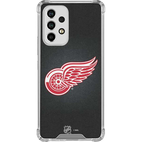 NHL Detroit Red Wings Black Background Galaxy A53 5G Clear Case
