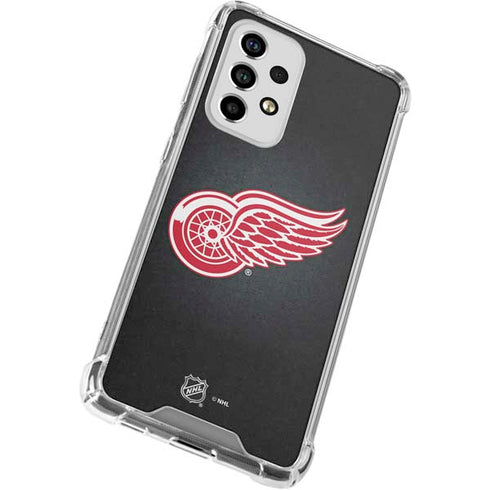 NHL Detroit Red Wings Black Background Galaxy A53 5G Clear Case