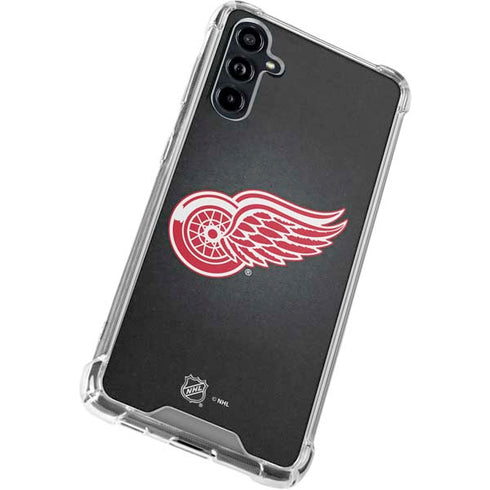 NHL Detroit Red Wings Black Background Galaxy A54 5G Clear Case