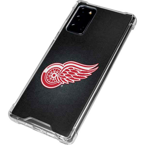 NHL Detroit Red Wings Black Background Galaxy Note20 5G Clear Case
