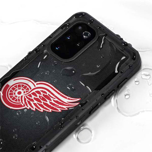 NHL Detroit Red Wings Black Background Galaxy S20 Plus Waterproof Case