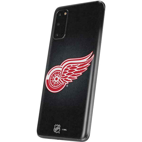 NHL Detroit Red Wings Black Background Galaxy S20 Skin