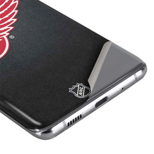 NHL Detroit Red Wings Black Background Galaxy S20 Skin