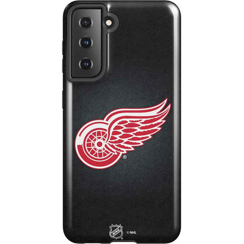 NHL Detroit Red Wings Black Background Galaxy S21 5G Pro Case