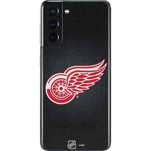 NHL Detroit Red Wings Black Background Galaxy S21 5G Skin