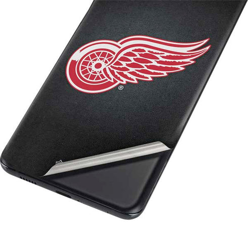 NHL Detroit Red Wings Black Background Galaxy S21 5G Skin