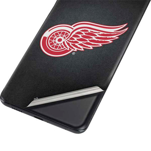 NHL Detroit Red Wings Black Background Galaxy S21 Ultra 5G Skin