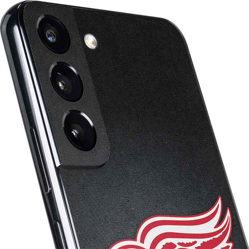 NHL Detroit Red Wings Black Background Galaxy S22 Skin