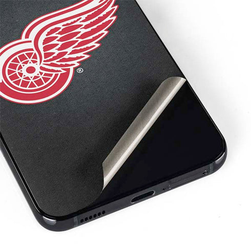 NHL Detroit Red Wings Black Background Galaxy S22 Skin