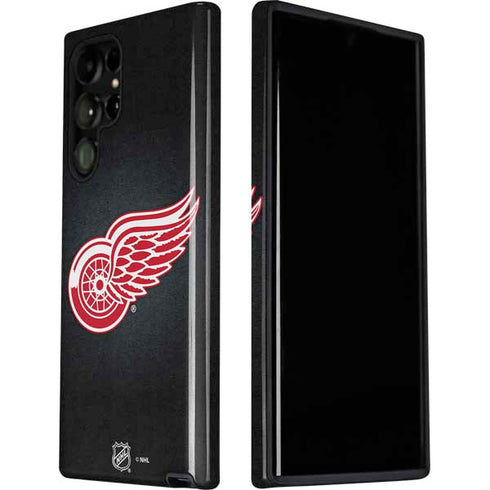 NHL Detroit Red Wings Black Background Galaxy S22 Ultra Pro Case