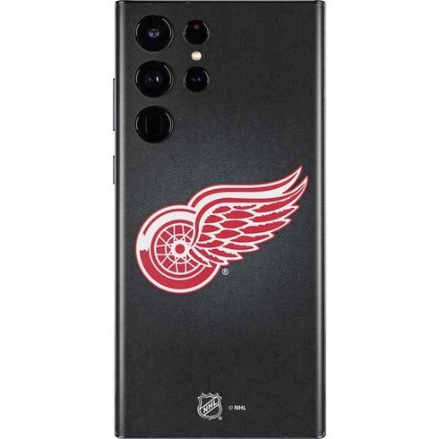 NHL Detroit Red Wings Black Background Galaxy S22 Ultra Skin