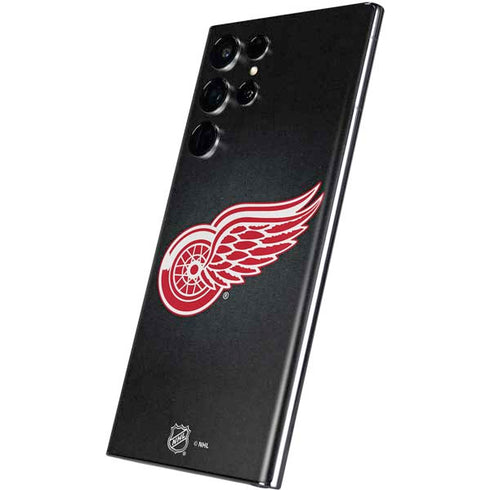 NHL Detroit Red Wings Black Background Galaxy S22 Ultra Skin