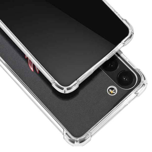 NHL Detroit Red Wings Black Background Galaxy S23 Clear Case