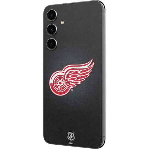 NHL Detroit Red Wings Black Background Galaxy S23 FE Skin