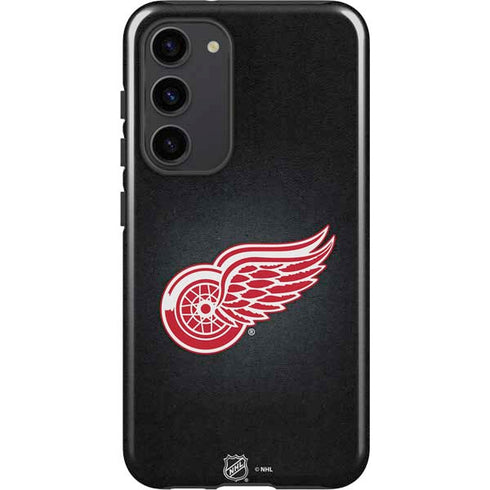 NHL Detroit Red Wings Black Background Galaxy S23 Plus Pro Case