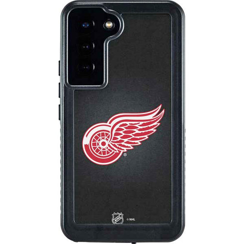 NHL Detroit Red Wings Black Background Galaxy S23 Plus Waterproof Case