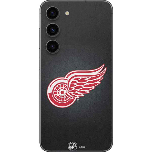 NHL Detroit Red Wings Black Background Galaxy S23 Skin