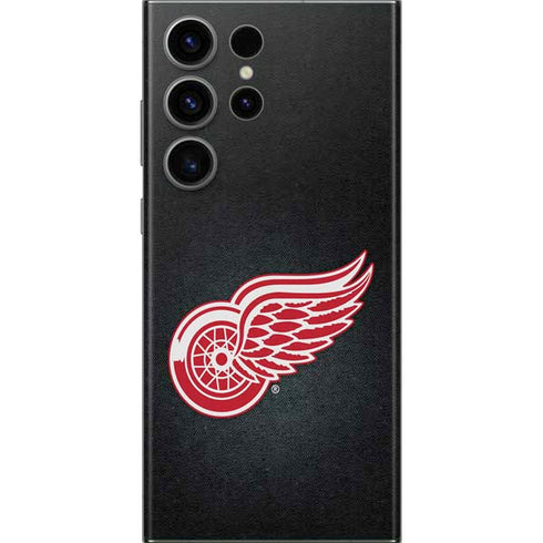 NHL Detroit Red Wings Black Background Galaxy S23 Ultra Skin