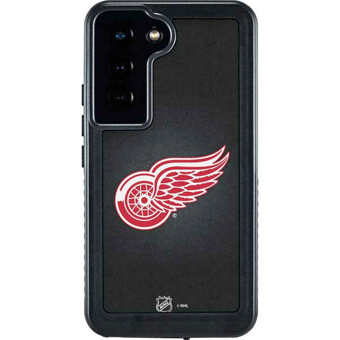 NHL Detroit Red Wings Black Background Galaxy S23 Waterproof Case
