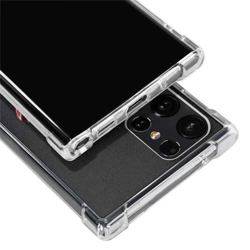 NHL Detroit Red Wings Black Background Galaxy S24 Ultra Clear Case