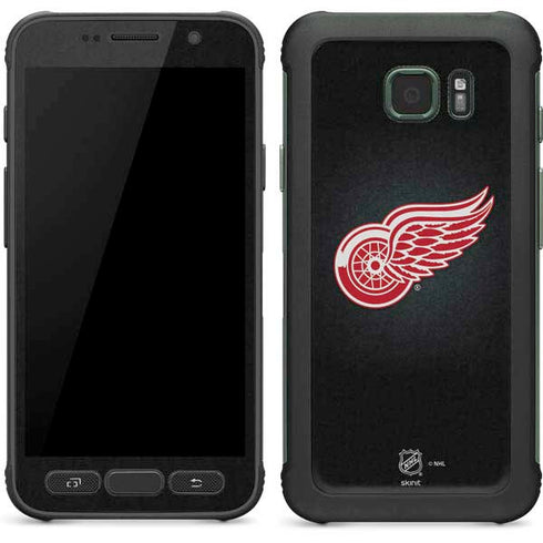 NHL Detroit Red Wings Black Background Galaxy S7 Active Skin