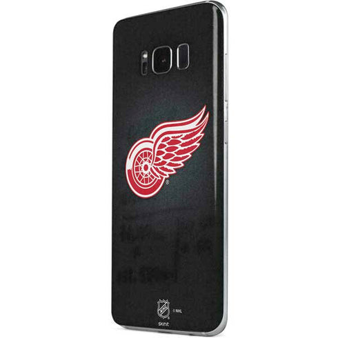 NHL Detroit Red Wings Black Background Galaxy S8 Skin