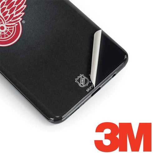 NHL Detroit Red Wings Black Background Galaxy S9 Plus Skin