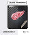 NHL Detroit Red Wings Black Background Galaxy Z Flip Skin