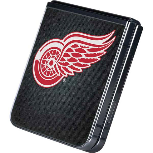 NHL Detroit Red Wings Black Background Galaxy Z Flip5 5G Skin