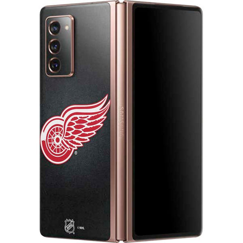 NHL Detroit Red Wings Black Background Galaxy Z Fold2 5G Skin