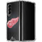 NHL Detroit Red Wings Black Background Galaxy Z Fold4 5G Clear Case