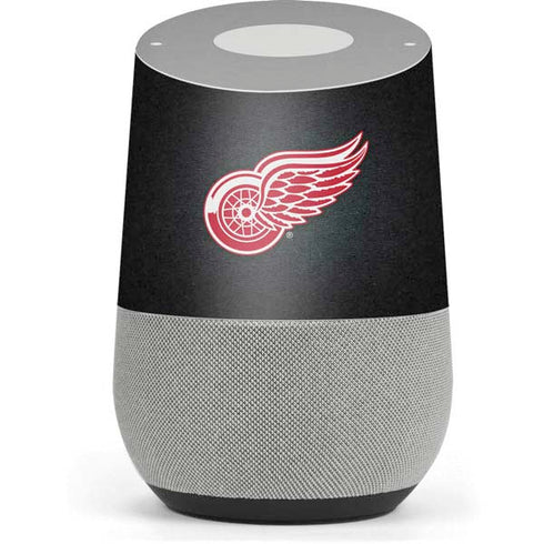 NHL Detroit Red Wings Black Background Google Home Skin