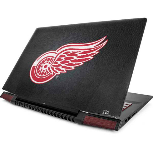 NHL Detroit Red Wings Black Background Lenovo IdeaPad Skin
