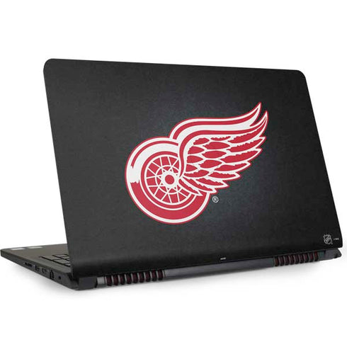 NHL Detroit Red Wings Black Background Dell Inspiron Skin