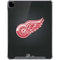 NHL Detroit Red Wings Black Background iPad Pro 12.9in (2020) Clear Case