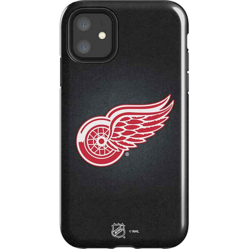 NHL Detroit Red Wings Black Background iPhone 11 Impact Case