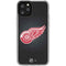 NHL Detroit Red Wings Black Background iPhone 11 Pro Clear Case