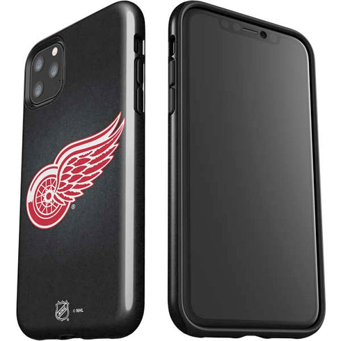 NHL Detroit Red Wings Black Background iPhone 11 Pro Max Impact Case